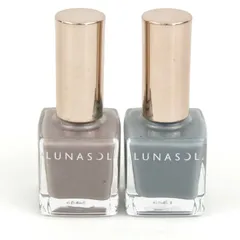 カネボウ ルナソル ネイルカラー 2点セット 若干使用 まとめて コスメ マニキュア レディース 10mlサイズ KANEBO 【中古】