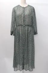 23区ニジュウサンク RATTI ANDALUCIAペイズリープリント シフォンロングワンピース【36】【LOPA60754】