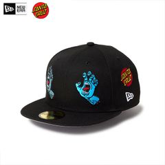 NEW ERA ニューエラ 14384270 59FIFTY SANTA CRUZ オールオーバー スクリーミングハンド ブラック ブラック 8(63.5cm)