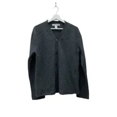 【極美品】COMME des GARCONS SHIRT　リネンカーディガン　M コムデギャルソン・シャツ FOREVER カーディガン グレー