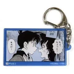 【中古】キーホルダー 工藤新一＆毛利蘭 「連載30周年記念 名探偵コナン展 ランダムアクリルキーホルダー」