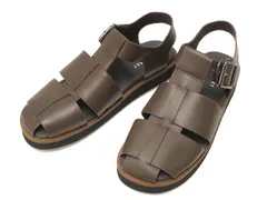 マーガレットハウエル MARGARET HOWELL idea グルカ サンダル 23.0 ダークブラウン 2880 シューズ 靴 レザー フィッシャーマン