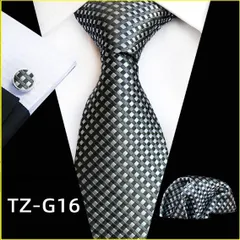 ネクタイ　チーフ　カフス　3点セット 結婚式　ビジネス　パーティー　イベント　ダンスパーティー　スーツ　ワイシャツ　小物 メンズネクタイ ポケットチーフ カフスボタン 3点 セット　シルバー色　グレー色　ブラック色　格子柄　チェック柄　ストライプ柄