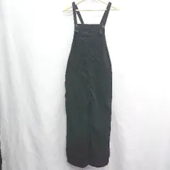 ◇ eka:: エーカ ウエストゴム サロペット サイズM ブラック系 レディース E  【1408060043590】