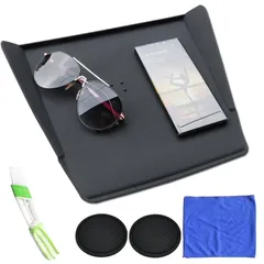 【Deepa】フォレスター ダッシュボードマット SK XV ディスプレイ フロントマット ラバーカップ ドリンクコースター ホコリ取り マイクロファイバータオル付 0