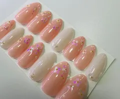 ネイルチップ203【アーモンド】現品orオーダー