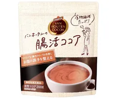 片岡物産 バンホーテンの腸活ココア 160g×12個入｜ 送料無料 バンホーテン インスタント 粉末ドリンク ココア イヌリン 食物繊維 機能性表示食品