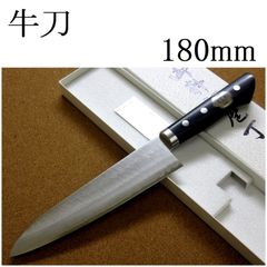 合羽橋 鍔屋 牛刀 27cm モリブデン鋼 ダマスカス - メルカリ