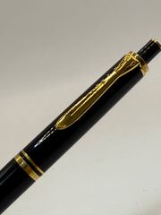 ボールペン ツイスト式 本体黒色 クリップ(トカゲ)シルバー ユーズド美