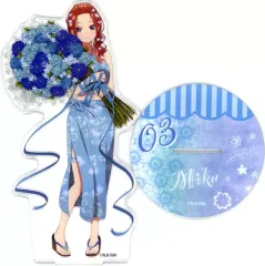 【中古】アクリルスタンド・アクリルパネル 中野三玖/summer time BIGアクリルスタンド 「映画 五等分の花嫁 ドリーム缶バッジ summer time＆police」 あたり景品