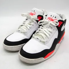 ナイキ スニーカー ハイカット Flight Legacy AIR BQ4212-005 シューズ 靴 白 黒 メンズ 28サイズ ホワイト×ブラック NIKE 【中古】