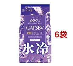 ギャツビー アイスデオドラント ボディペーパー アイスフルーティ(30枚入x6袋