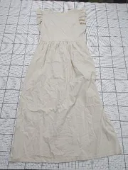 ◇ ⊂ BIRTHDAY　BASH バースデーバッシュ 袖フリル - ロング 袖フリルロングワンピース サイズM ベージュ系 レディース E  【1508260033183】