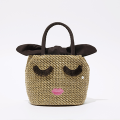 a-jolie アジョリー バッグ カゴバッグ  アイラッシュニット編みカゴバッグ かわいい