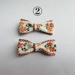 𝒩𝑜.10 インド刺繍 ヘアクリップ2点セット②