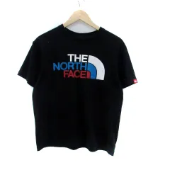 ザノースフェイス THE NORTH FACE Tシャツ カラフルロゴティー カットソー 半袖 L マルチカラー 黒 ブラック NT31553 /HO31 ■GY12