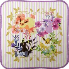 【中古】雑貨 ブースター＆エーフィ＆ブラッキー＆サンダース アートタオル 「一番くじ Pokemon EIEVUI＆Floral Candy」 F賞