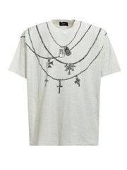 BREATH / necklace v neck tee