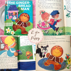 【ヴィンテージ 絵本】The Gingerbread Man 1965年 洋書 ジャンクジャーナル素材 レトロ 絵本