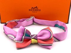 HERMES エルメス 蝶ネクタイ ヌー・パピヨン NOEUD PAPILLON マルチカラー アクセサリー 小物 リボンタイ ボウタイ