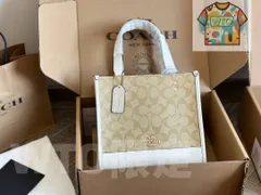 COACH デンプシー トートバッグ - ホワイト 22×21cm [本日特価|新品未使用品]-WT0輸入
