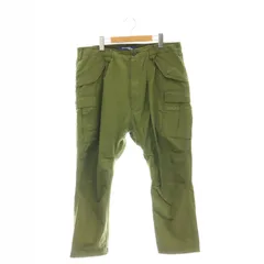 ジュンヤワタナベマン JUNYA WATANABE MAN コムデギャルソン COMME des GARCONS AD2018塩縮撥水加工サルエルカーゴパンツ L カーキ /MI ■OS ■ADのサムネイル