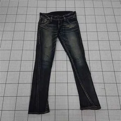 ◇ Θ RodeoCrowns ロデオ クラウンズ ストレッチ デニム スキニー パンツ サイズ25 ネイビー系 レディース E  【1509300009632】