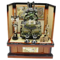 五月人形 鎧飾り高床飾 翠鳳作 10号 武将鎧 承明彫金龍虎 2024-yb007 幅90cm 平飾 端午の節句 節句 お祝い インテリア
