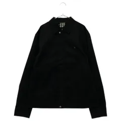 BURBERRY BLACK LABEL (バーバリー ブラックレーベル) シャドーチェックスイングトップ ホースロゴブルゾン ジャケット ブラックのサムネイル