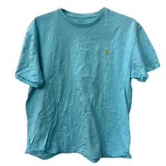 POLO RALPH LAUREN 半袖 ロゴ Tシャツ L ライトブルー ポロラルフローレン 古着卸 アメリカ仕入 a707-5641