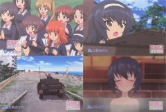 [중고] 엽서 냉천 마코 생일 기념 엽서 [걸즈 & 판차 극장판]