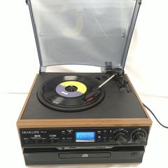 【中古／動作確認済み ジャンク】DEARLIFE 多機能マルチレコードプレイヤー SD/USB/カセット/レコード/ラジオ/CD再生対応 RTC-29