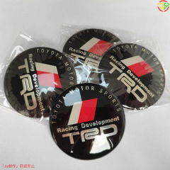 トヨタ TRD ロゴ ホイールセンターキャップシール 4枚セット 直径65mm 56mm防塵