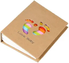 lulubelle フォトアルバム L判 200枚収納 大容量(足あと)