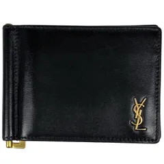 ⭐️極美品⭐️サンローラン 二つ折り財布 キャビアスキン メンズ 札入れ 黒 ロゴ サンローラン(SAINT LAURENT) 財布 メンズ二つ折り財布 | 通販