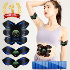 腹筋ベルト ems USB充電式 筋肉トレーニング 腹ダイエット 6種類モード 9段階強度 男女兼用 液晶表示 脇腹 腕腹筋器具EMS-K03
