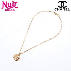 CHANEL シャネル ネックレス ココマーク ラインストーン 1980s