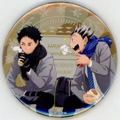 【中古】バッジ・ピンズ 木兎光太郎＆赤葦京治 「ハイキュー!! トレーディングBIG缶バッジ ～Autumn＆Winter～」 アニメイト限定