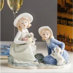 LLADRO リヤドロ きれいにしましょうね フィギュリン LLADRO リヤドロ きれいにしましょうね フィギュア 人形 女性