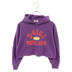 X-girl Stages (エックスガールステージス) フロントロゴ スウェットプルオーバーパーカー キッズ 9224314-119