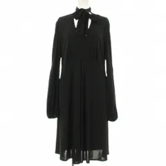 未使用品【伊太利屋】イタリヤ　ハイネック　インナー付き　ロングワンピース　黒 未使用品【伊太利屋】イタリヤ ハイネック インナー付き ロング