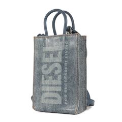美品 DIESEL ディーゼル 2WAY ロゴ コーティング デニム