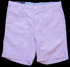 00s ポロ ラルフローレン SLIM GI FIT ギンガムチェック コットン ショートパンツ 薄紫×白 31★ショーツ ハーフ オールド スラックス