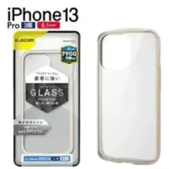 【大特価】高硬度9H iPhone13Pro 6.1inch TOUGH SLIM LITE フレームカラー 背面ガラス