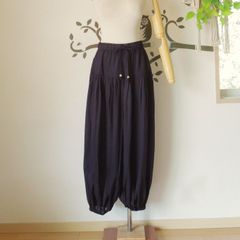 アース バルーンパンツ●ブラック