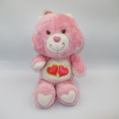 80's Care Bears Care Bear Love-a-Lot Bear Love-a-Lot Bear Doll Figure Plush Vintage