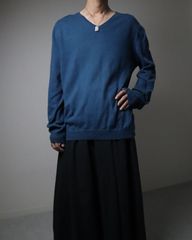 Si/L V-Neck Knit SLATE GRAY Sサイズ - メルカリ