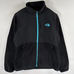 古着 ザ・ノースフェイス THE NORTH FACE フルジップフリースジャケット デナリ ワンポイントロゴ アウトドア M  ブラック レディース