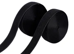 面ファスナー 黒色 3.0 マジックテープ 5M オス メス セット ハンドメイド DIY 手芸 業務用 両面テープ なし シート 粘着 強力マジックテープ ファスナー 強力 ベルクロテープ マジックバンド ファスナーテープ スニーカ [ブラック幅3.0cm]