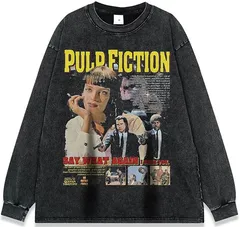 映画 パルプフィクション PULP FICTION ヴィンテージ加工 ロンT 長袖 Tシャツ S～3XL